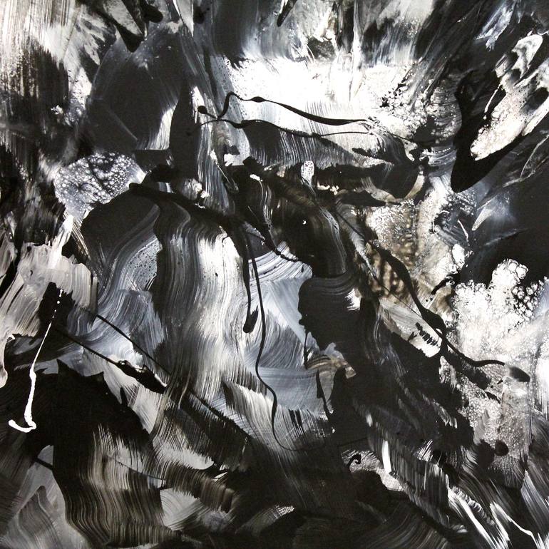 Original Abstract Expressionism Abstract Painting by Paresh Nrshinga Frsa