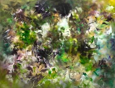 Original Abstract Expressionism Abstract Paintings by Paresh Nrshinga Frsa