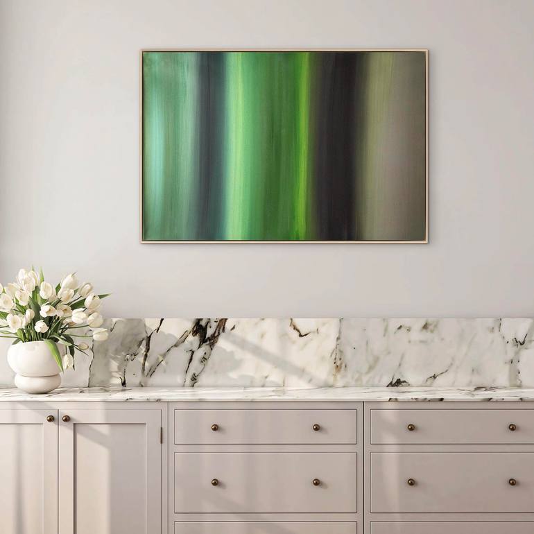 Original Abstract Expressionism Abstract Painting by Paresh Nrshinga Frsa