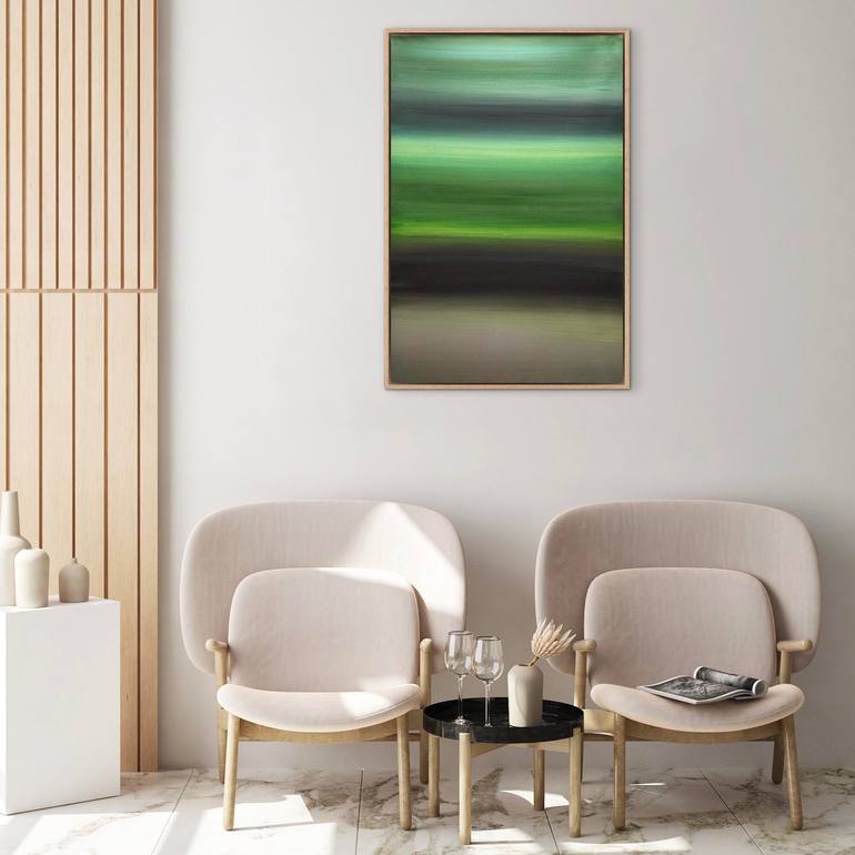 Original Abstract Expressionism Abstract Painting by Paresh Nrshinga Frsa