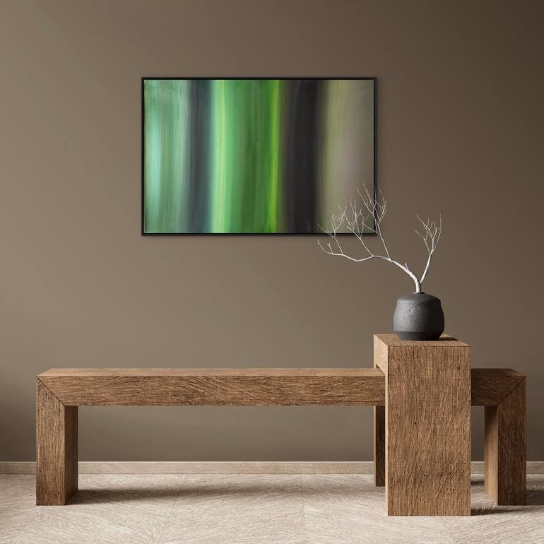 Original Abstract Expressionism Abstract Painting by Paresh Nrshinga Frsa