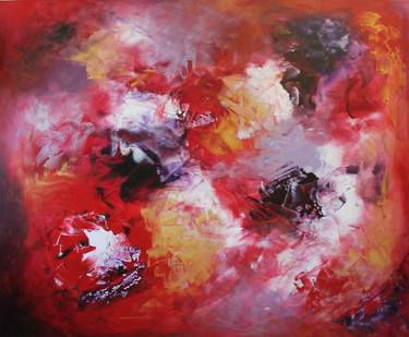 Original Abstract Expressionism Abstract Paintings by Paresh Nrshinga