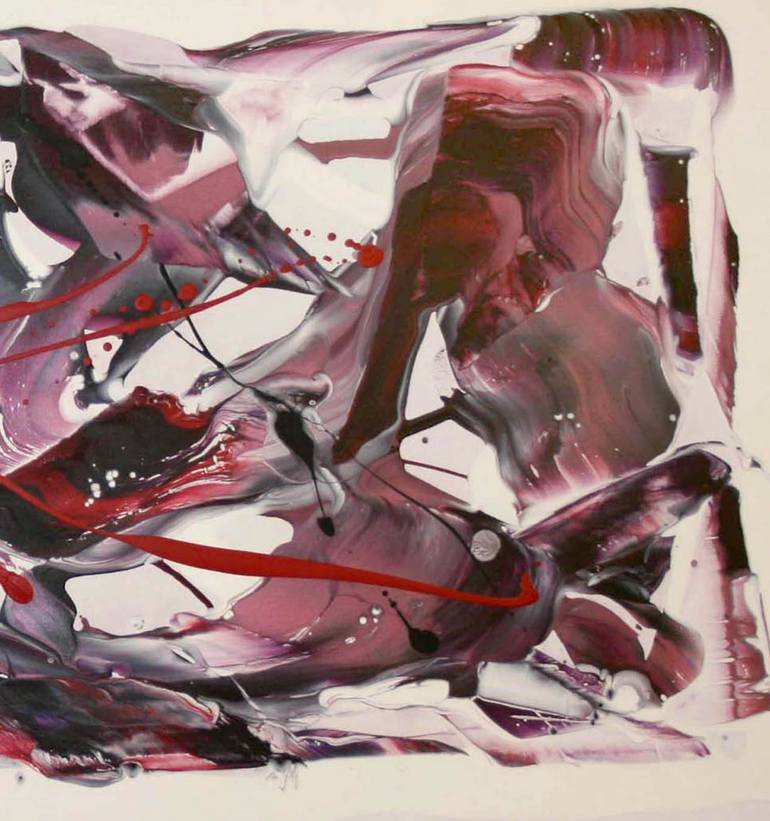Original Abstract Expressionism Abstract Painting by Paresh Nrshinga