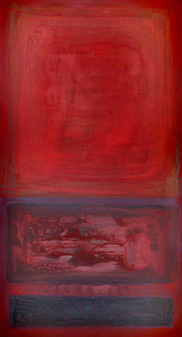 Red Maroon I Painting by Paresh | Saatchi Art