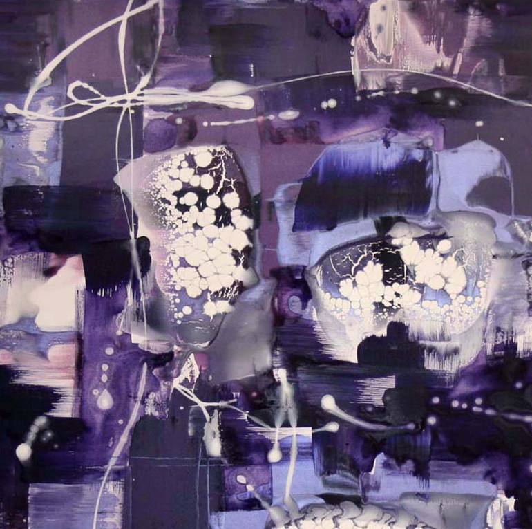 Original Abstract Expressionism Abstract Painting by Paresh Nrshinga Frsa