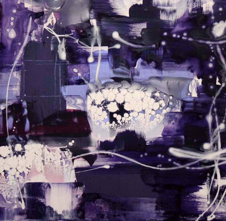 Original Abstract Expressionism Abstract Painting by Paresh Nrshinga Frsa