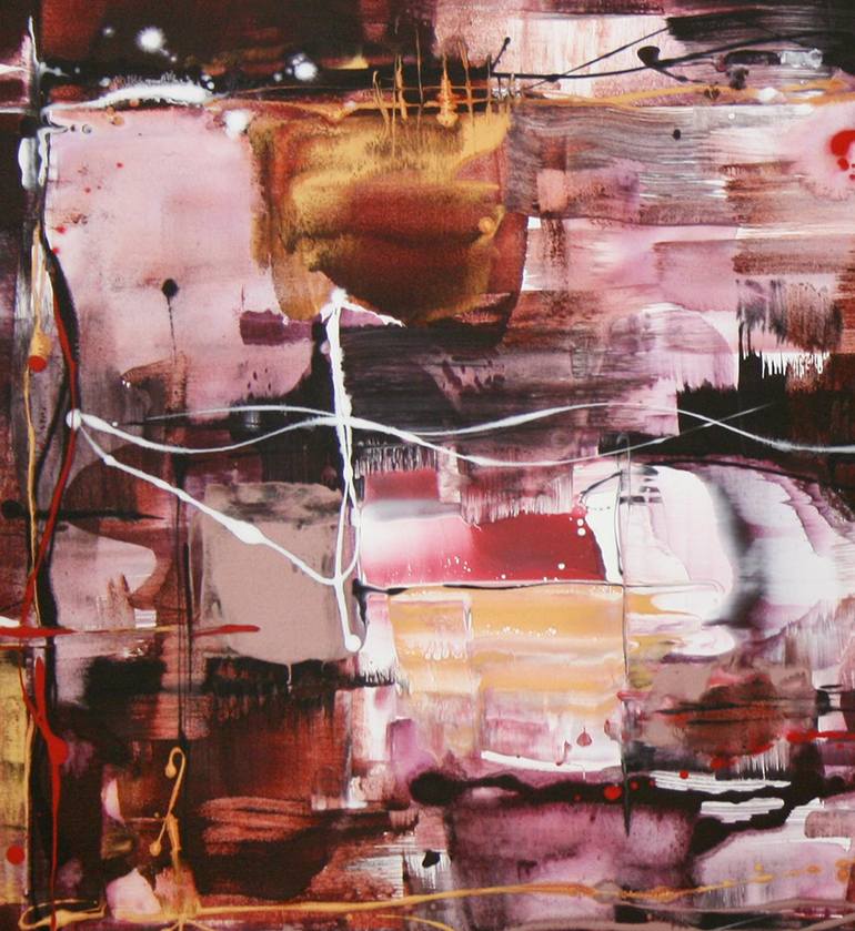 Original Abstract Expressionism Abstract Painting by Paresh Nrshinga Frsa