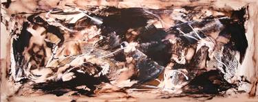 Original Abstract Expressionism Abstract Paintings by Paresh Nrshinga