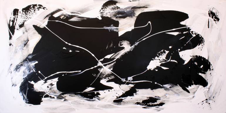 Original Abstract Expressionism Abstract Paintings by Paresh Nrshinga Frsa