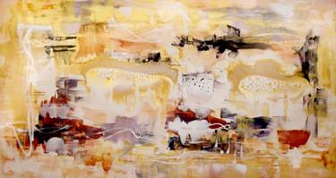 Original Abstract Landscape Paintings by Paresh Nrshinga