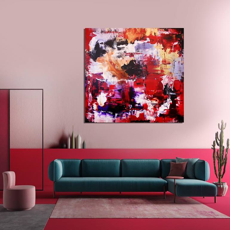 Original Abstract Painting by Paresh Nrshinga