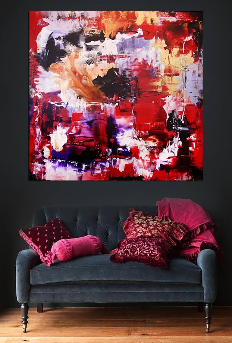 Original Abstract Painting by Paresh Nrshinga