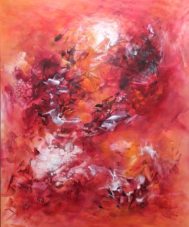 Original Abstract Expressionism Abstract Paintings by Paresh Nrshinga