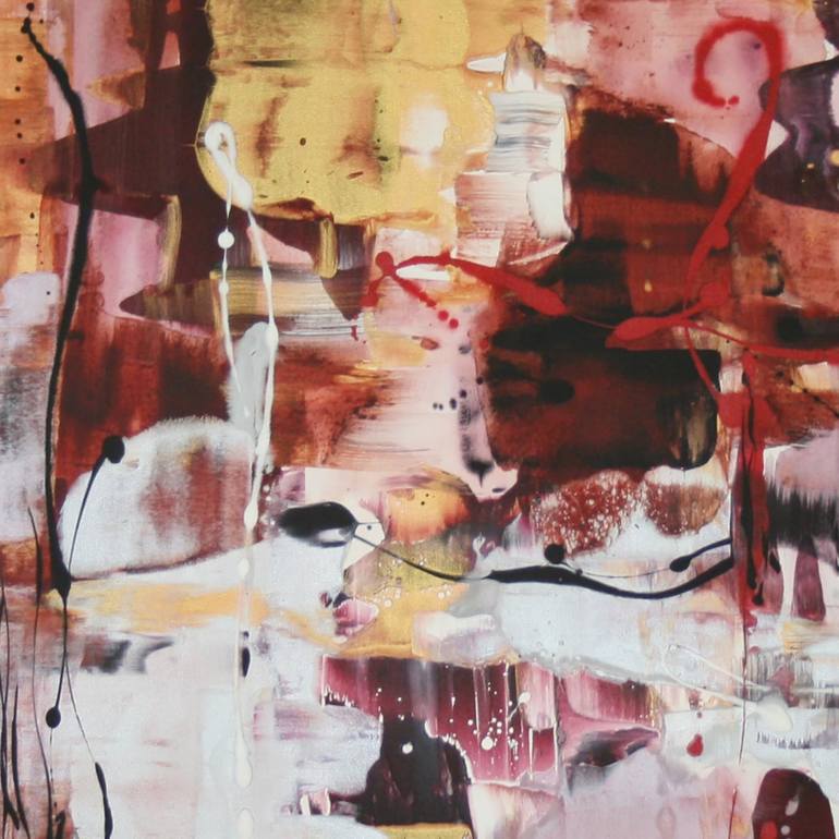 Original Abstract Expressionism Abstract Painting by Paresh Nrshinga Frsa