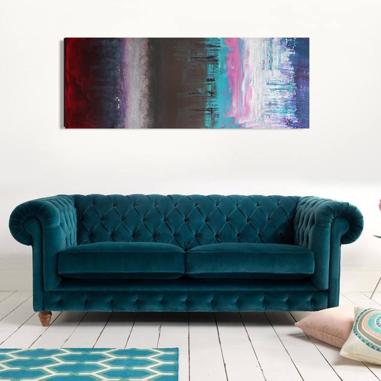 Original Abstract Geometric Painting by Paresh Nrshinga