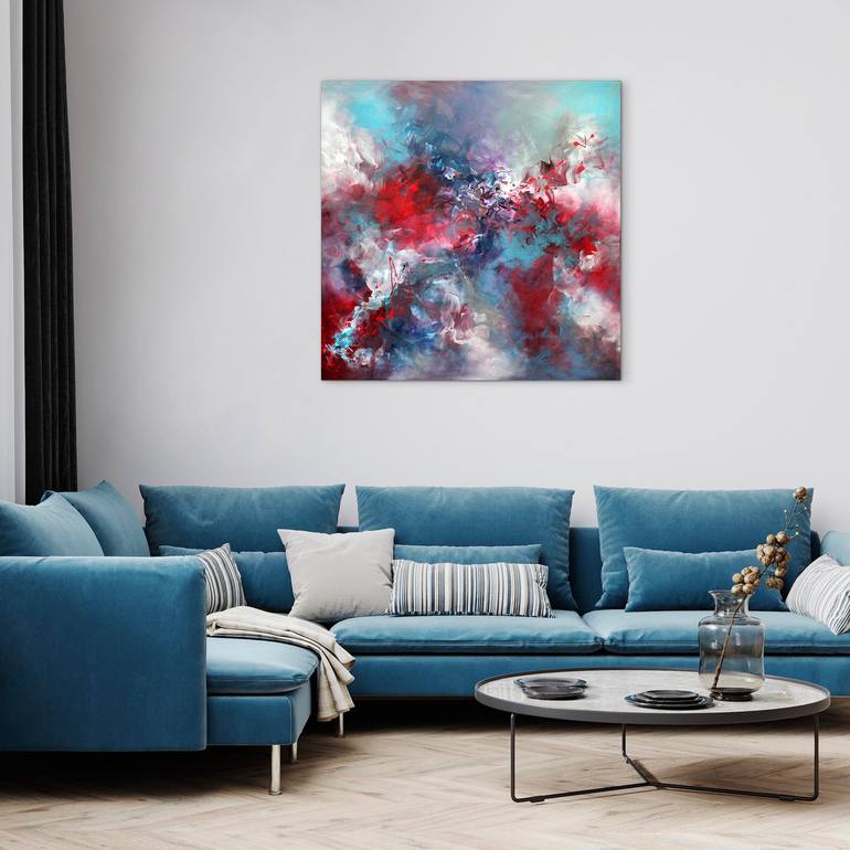 Original Abstract Expressionism Abstract Painting by Paresh Nrshinga Frsa