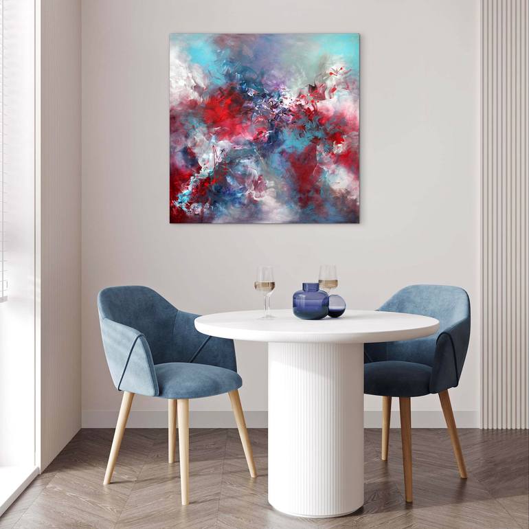 Original Abstract Expressionism Abstract Painting by Paresh Nrshinga Frsa