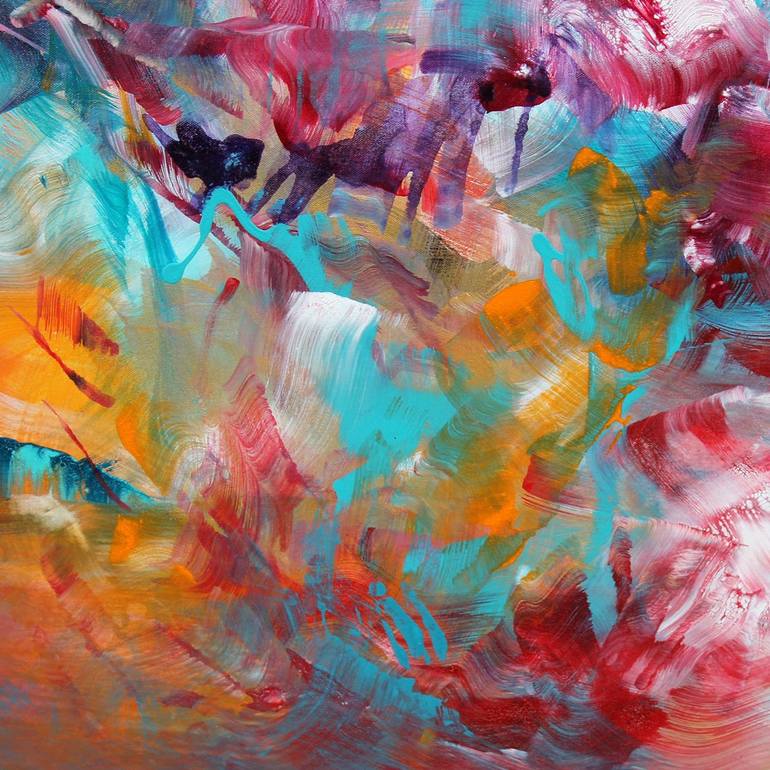 Falling In Love Painting by Paresh Nrshinga | Saatchi Art