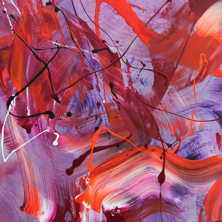 Original Abstract Expressionism Abstract Painting by Paresh Nrshinga Frsa