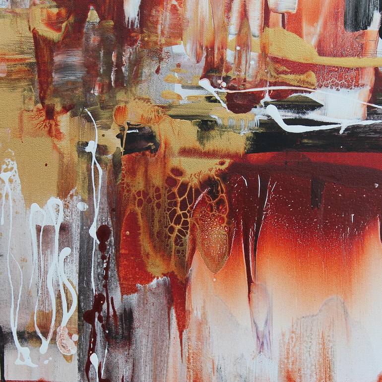 Original Abstract Expressionism Abstract Painting by Paresh Nrshinga Frsa