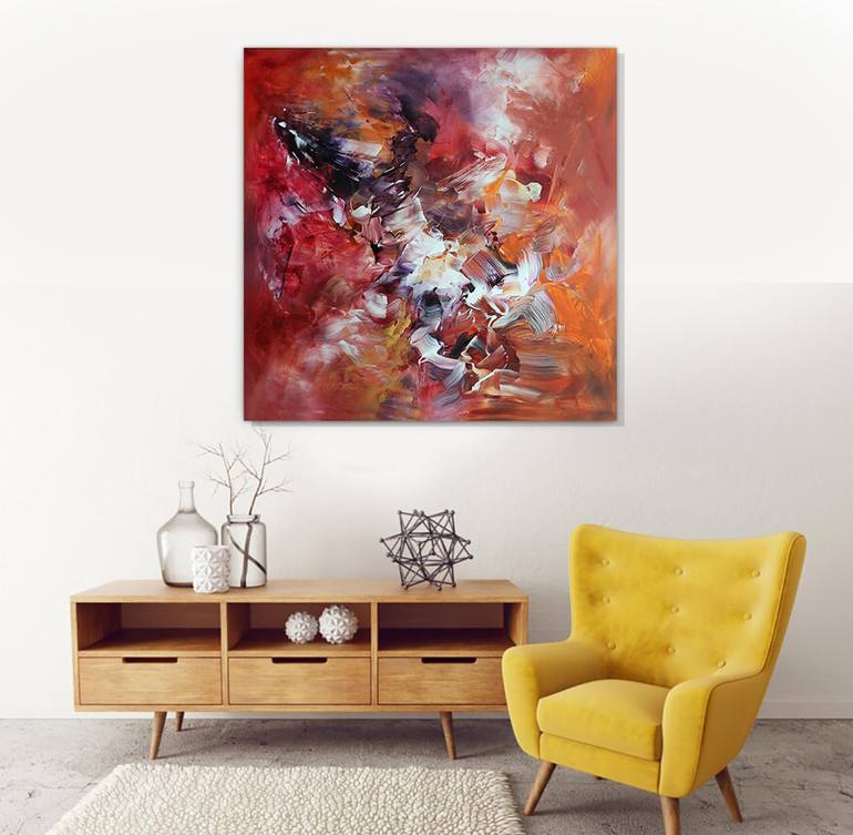 Original Abstract Painting by Paresh Nrshinga