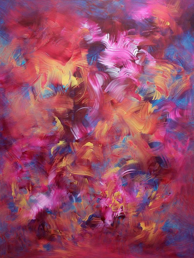 Rainbows and Roses Painting by Paresh Nrshinga | Saatchi Art