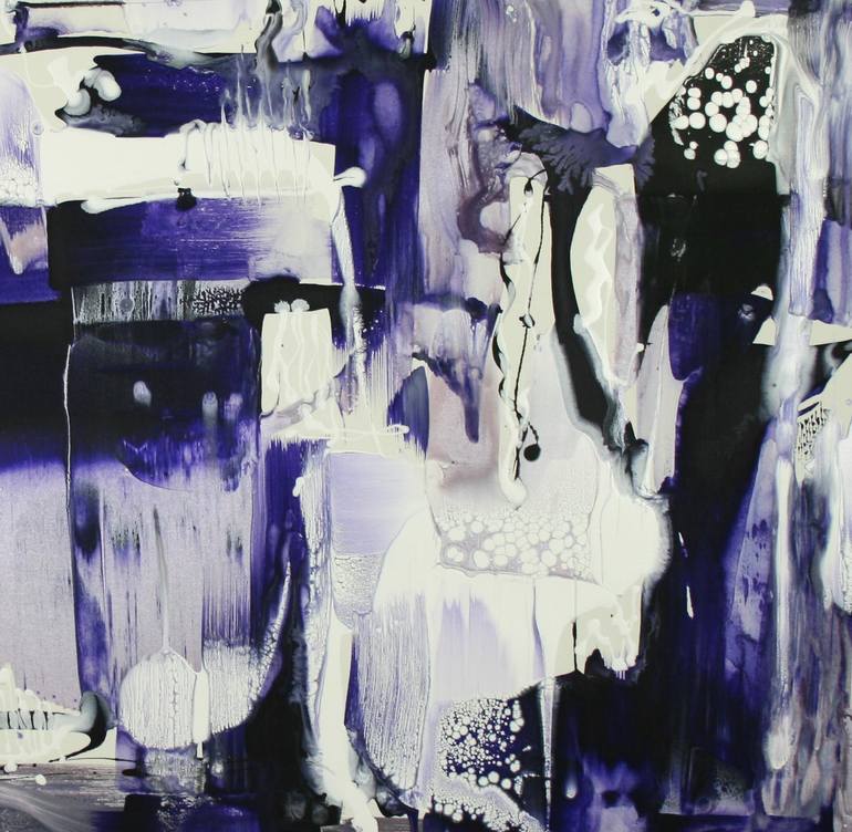 Original Abstract Expressionism Abstract Painting by Paresh Nrshinga Frsa