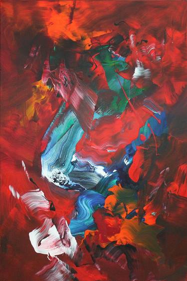 Original Abstract Paintings by Paresh Nrshinga