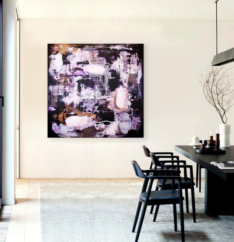 Original Abstract Expressionism Abstract Painting by Paresh Nrshinga