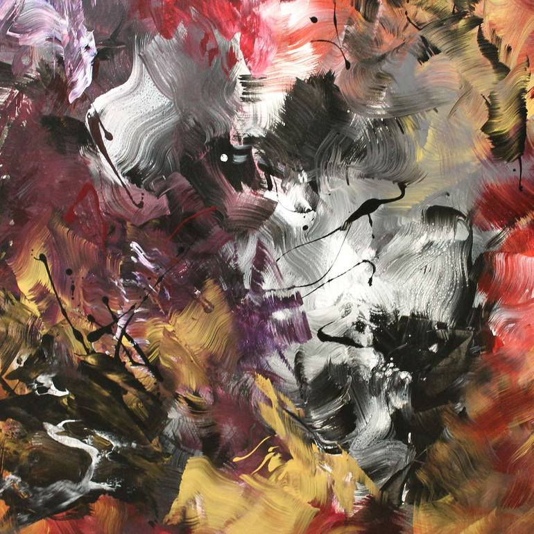 Original Abstract Expressionism Abstract Painting by Paresh Nrshinga Frsa