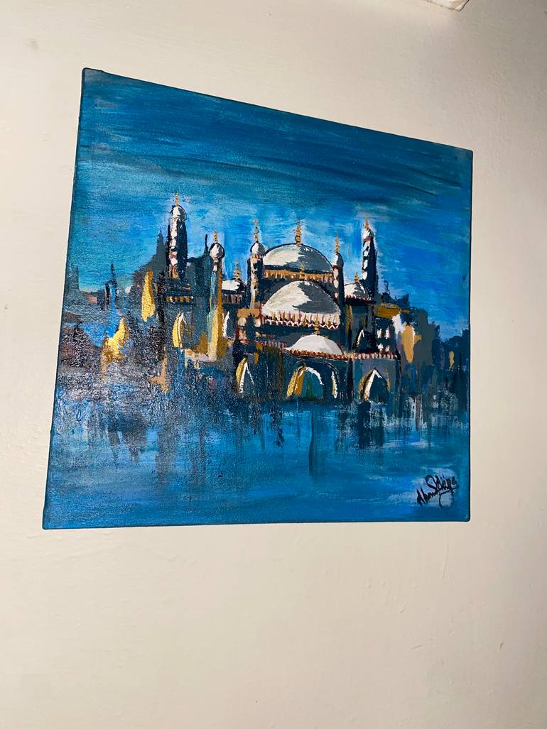 Original Abstract Religion Painting by Aaiza Ahmed