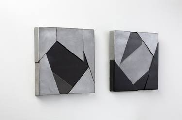 Original Abstract Geometric Sculpture by Tamara Dragan