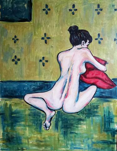 Original Figurative Nude Paintings by Sian Woodward