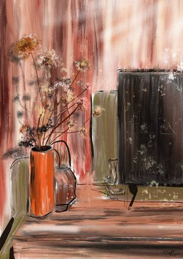 Original Interiors Mixed Media by Tatiana Gregson