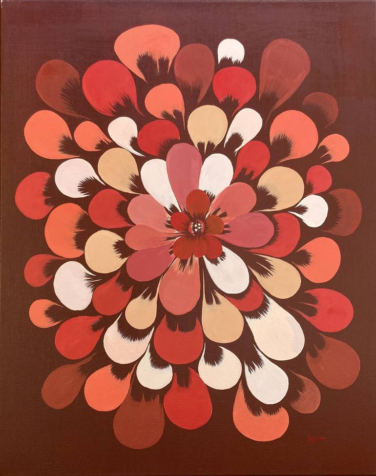 Contenta Flor Painting by Rose Moore | Saatchi Art