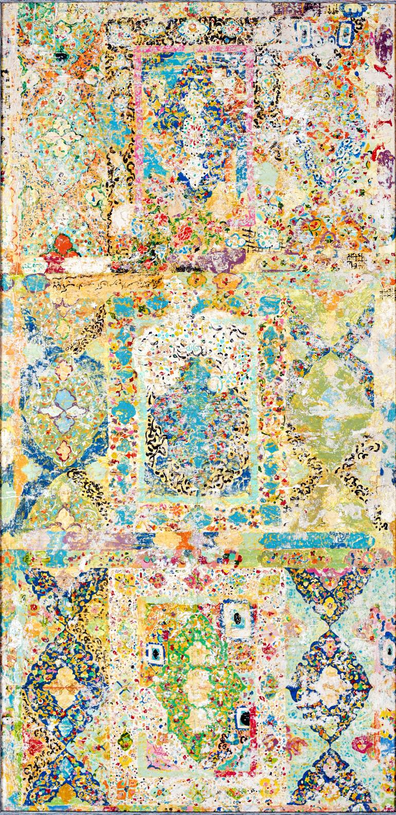 Original Contemporary Patterns Painting by Mina Katebi