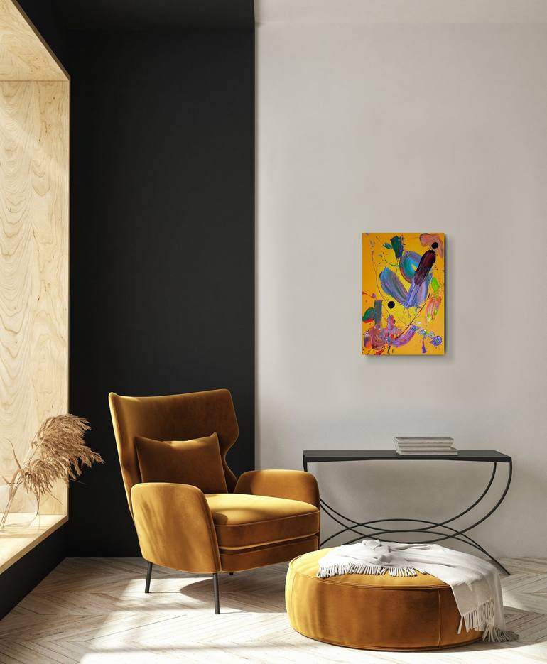 Original Abstract Painting by Burcu Panahi