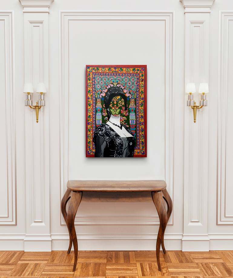 Original Abstract Expressionism People Painting by Burcu Panahi