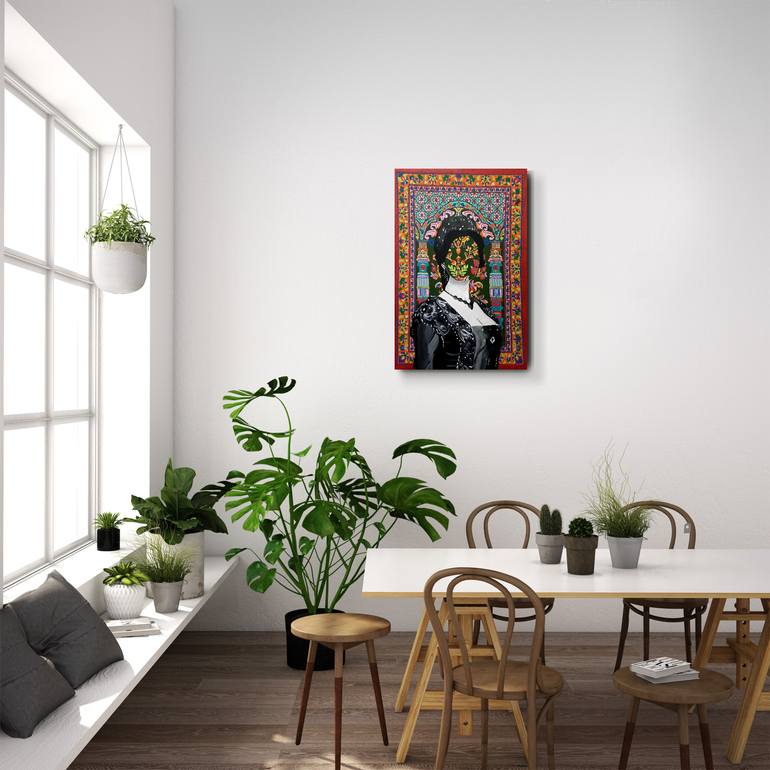 Original Abstract Expressionism People Painting by Burcu Panahi