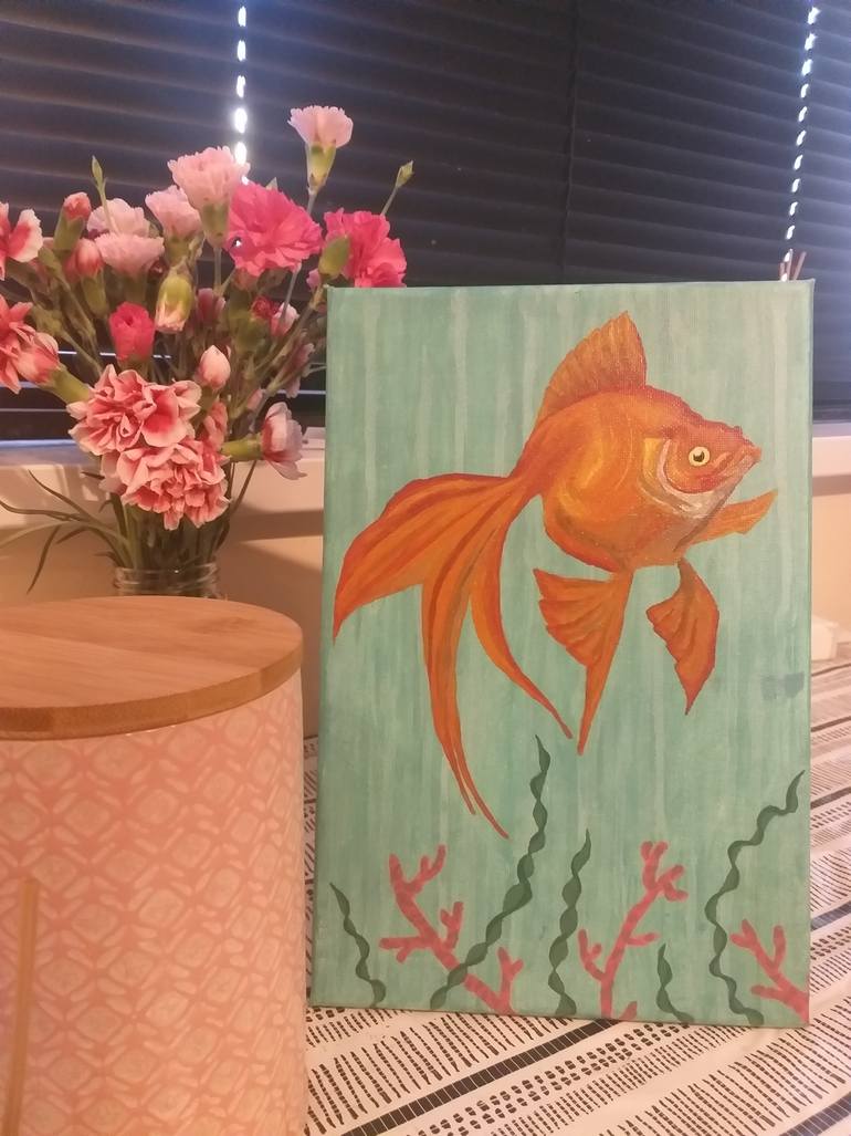Original Realism Animal Painting by Haneen Wajid