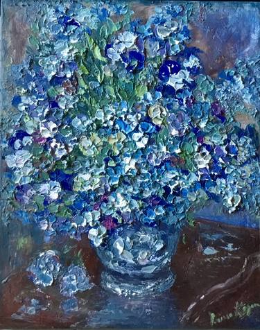 Original Impressionism Floral Paintings by Raissa Leonova