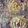 Original textured oil mix media art