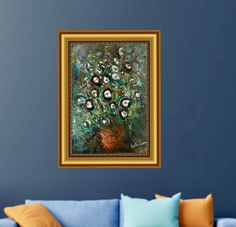 Original Abstract Painting by Raissa Leonova