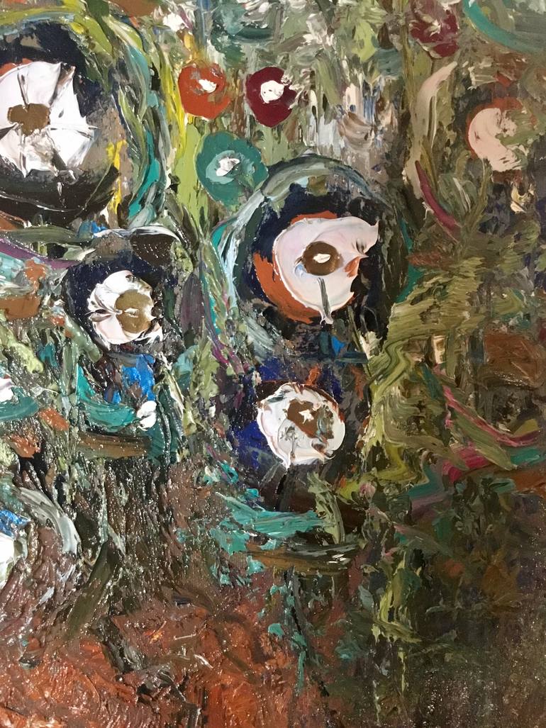 Original Abstract Painting by Raissa Leonova