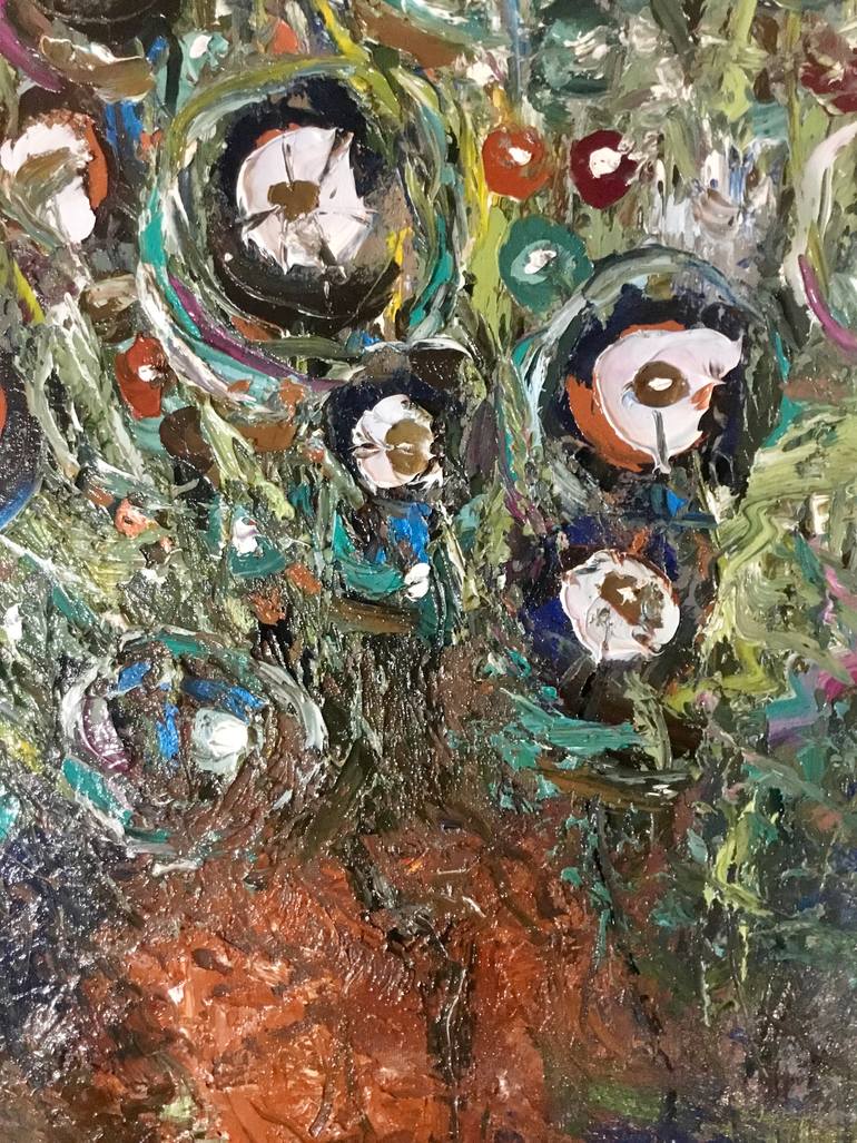Original Abstract Painting by Raissa Leonova