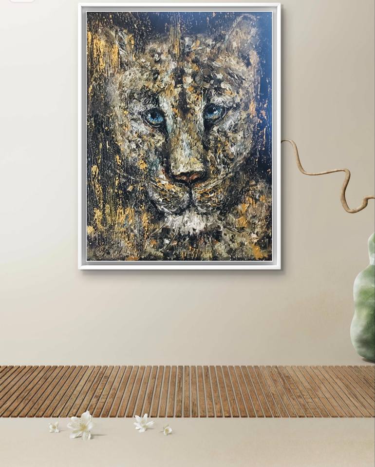 Original Portraiture Animal Painting by Raissa Leonova