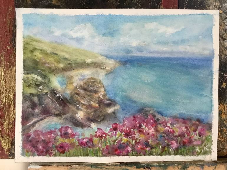 Original Impressionism Nature Painting by Raissa Leonova