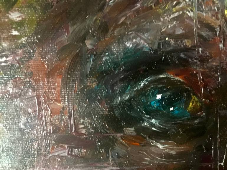 Original Abstract Expressionism Abstract Painting by Raissa Leonova