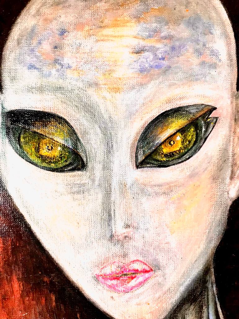 Original Art Deco People Painting by Raissa Leonova