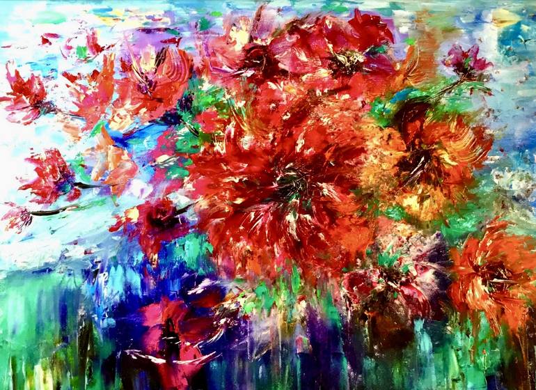 Print of Abstract Paintings by Raissa Leonova